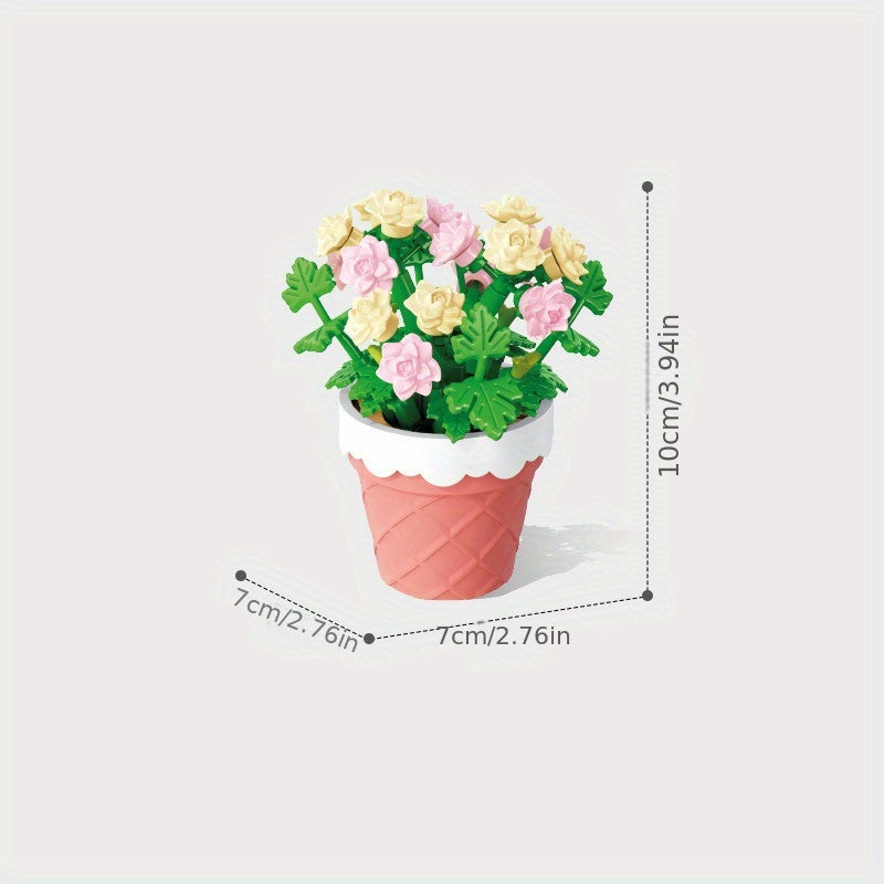 Build a Flower Garden Toy for Desktop Decor
