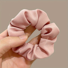 Ribbed Scrunchies Hair Tie Ponytail Holder Hair Accessories