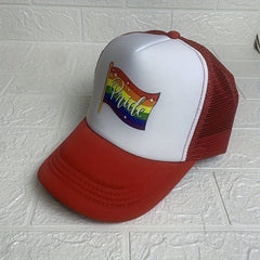 Rainbow Element Net Cap Baseball Cap for Men