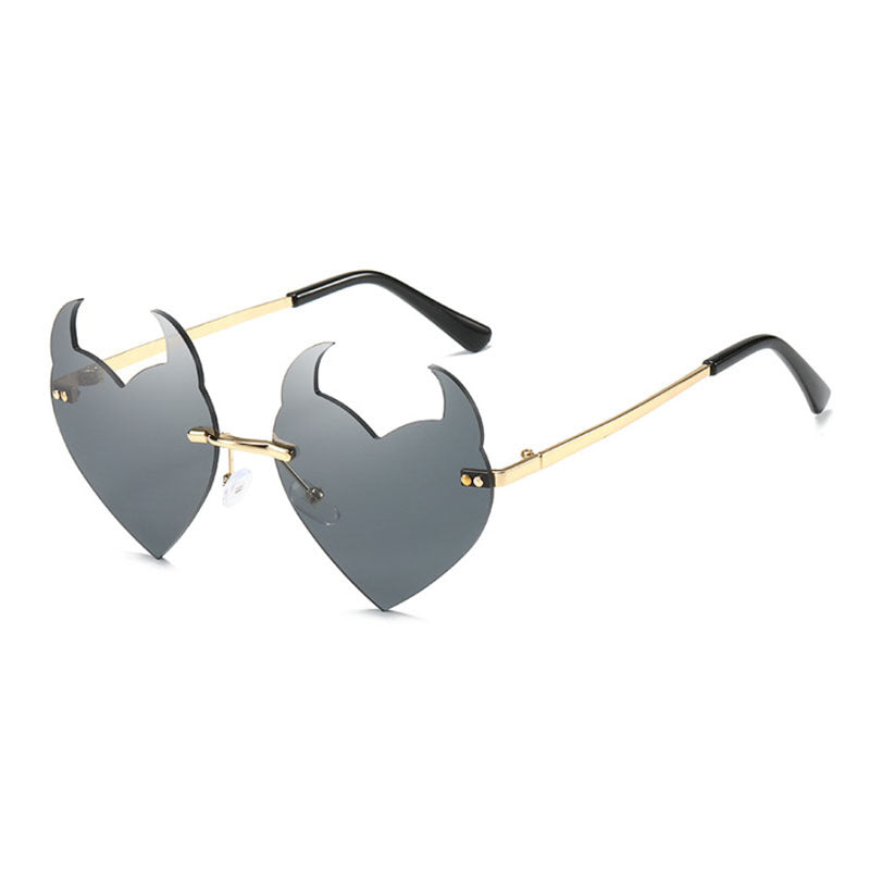Frameless Irregular Sunglasses for Party Dance Disco