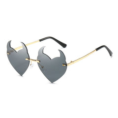 Frameless Irregular Sunglasses for Party Dance Disco