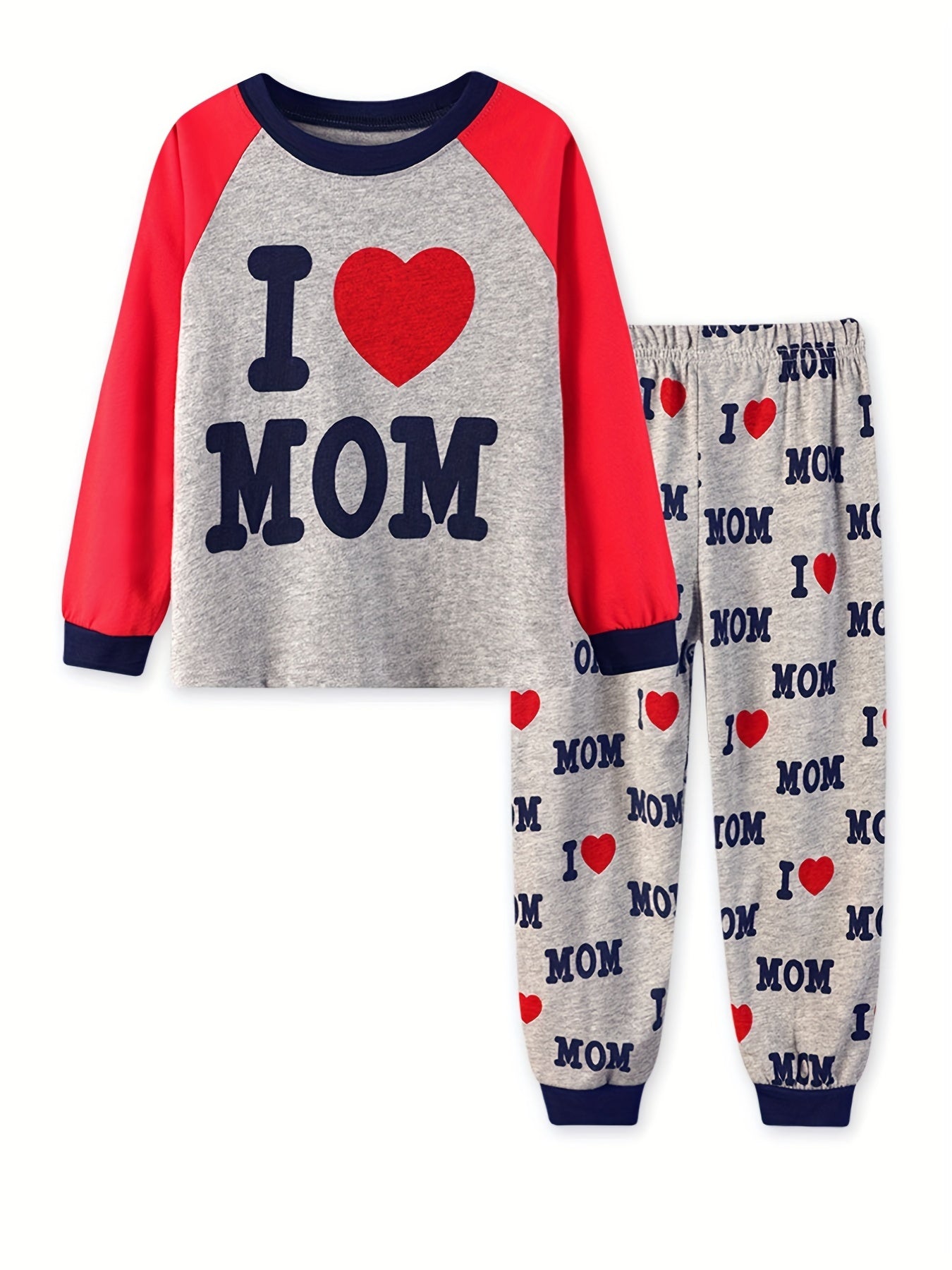 Girls Cartoon Pattern Pajama Set
