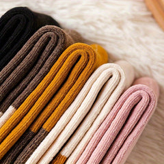5 Pairs Letter Print Warm Mid Tube Socks Women's Stockings Hosiery
