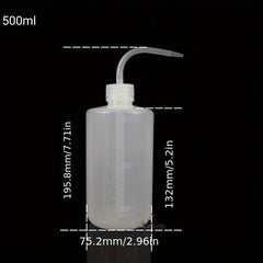 Plastic Lab Squeeze Bottle with Narrow Mouth & Scale Labels