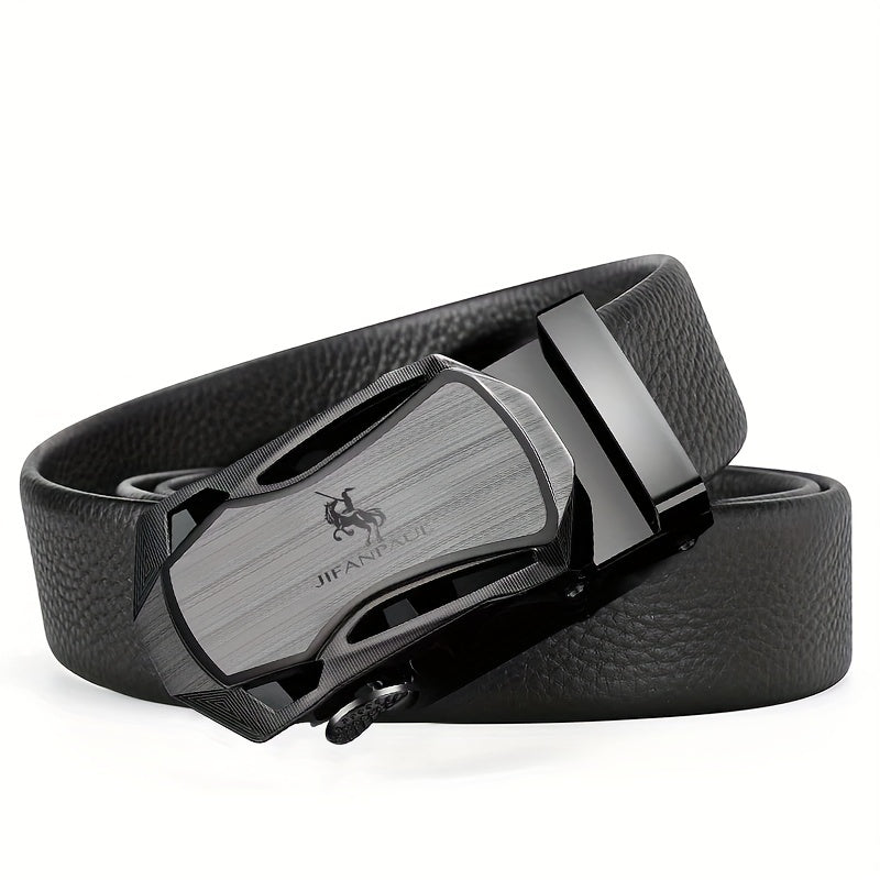 Men's PU Leather Automatic Buckle Belt