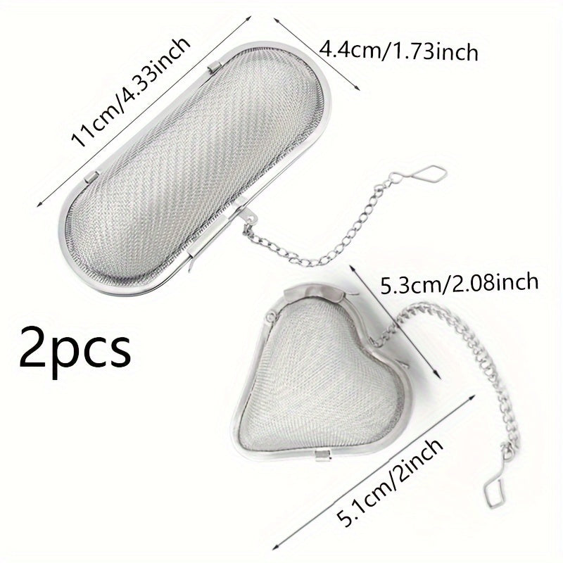 Stainless Steel Infuser for Loose Tea and Spices - Fine Mesh Strainer