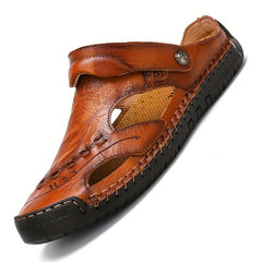 Men's Stitch Sandals Durable Non Slip Beach Shoes