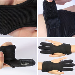 1pc Archery Gloves Shooting Leather Three Finger Protector  Gear