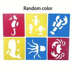 Montessori Animal Car DIY Painting Template Stencils Art Craft Learning Toy