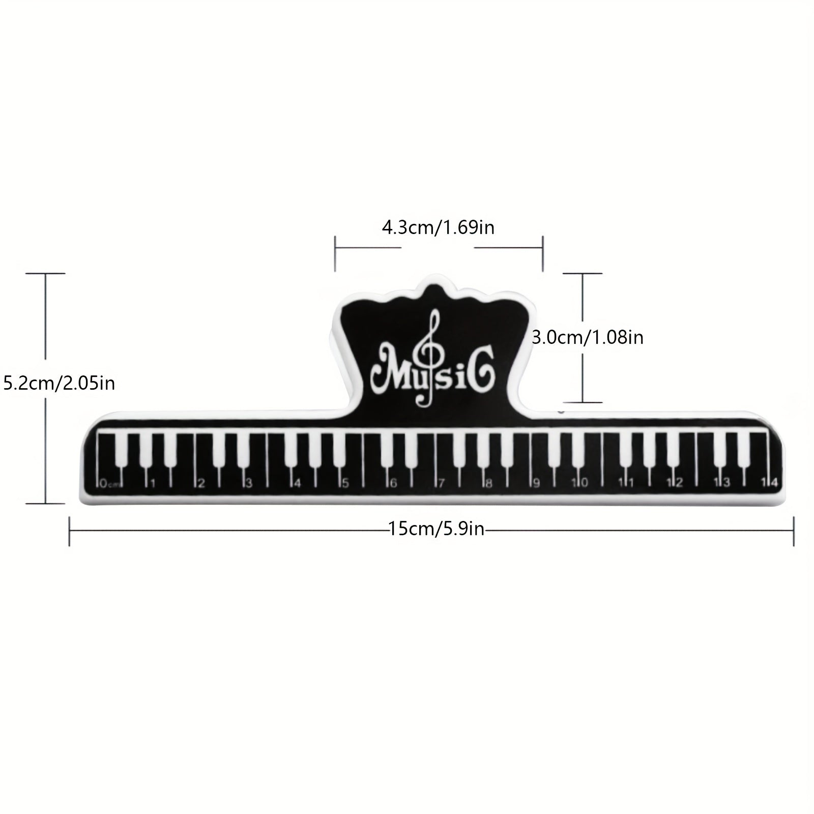 4pcs Piano Music Clip Bookmark Stand Plastic Sheet Music Stand