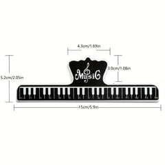 4pcs Piano Music Clip Bookmark Stand Plastic Sheet Music Stand