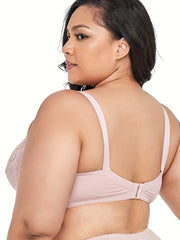  Sheer Lace Sexy Bralette Women's Plus Stretchy Bra