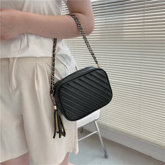 Retro Tassel Women bags Chain Shoulder Bags Mini Flap Bags