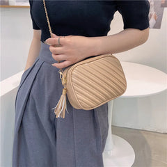 Retro Tassel Women bags Chain Shoulder Bags Mini Flap Bags