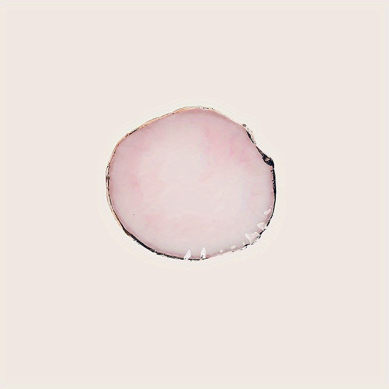 Round Jewelry Tray Resin Stone Creative Display Holder