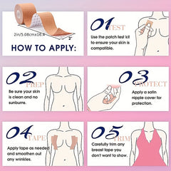Invisible Breast Lifting Tape Adhesive Support Bodytape