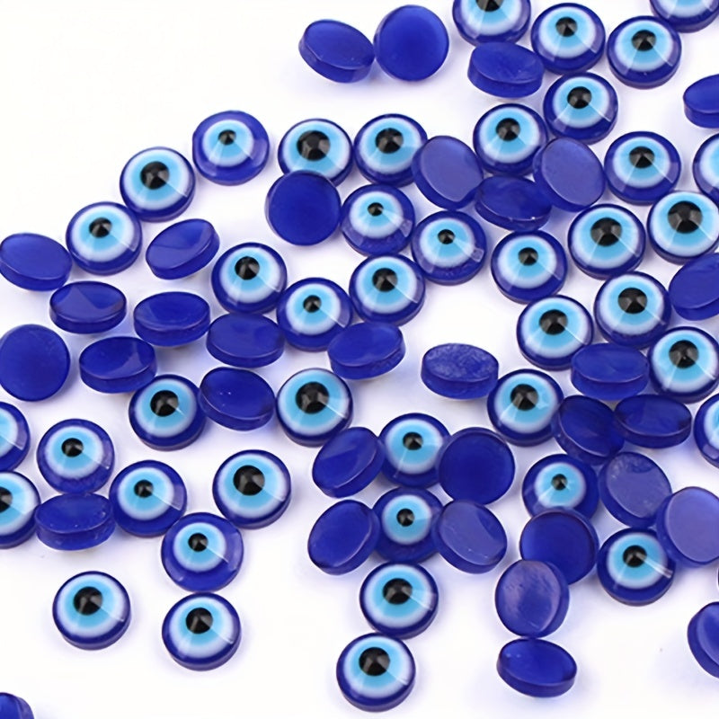 50pcs Resin Eye Of The Devil Beads for DIY Jewelry Making