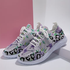 Women's Print Shock Absorbing Running Shoes Comfortable Travel Shoes