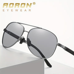 Metal Aviator Sunglasses Driving Toad Glasses for Men and Women