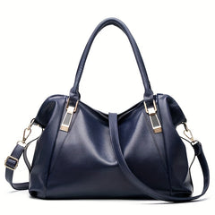 Large Capacity Crossbody Bag Soft PU Leather Satchel Purses