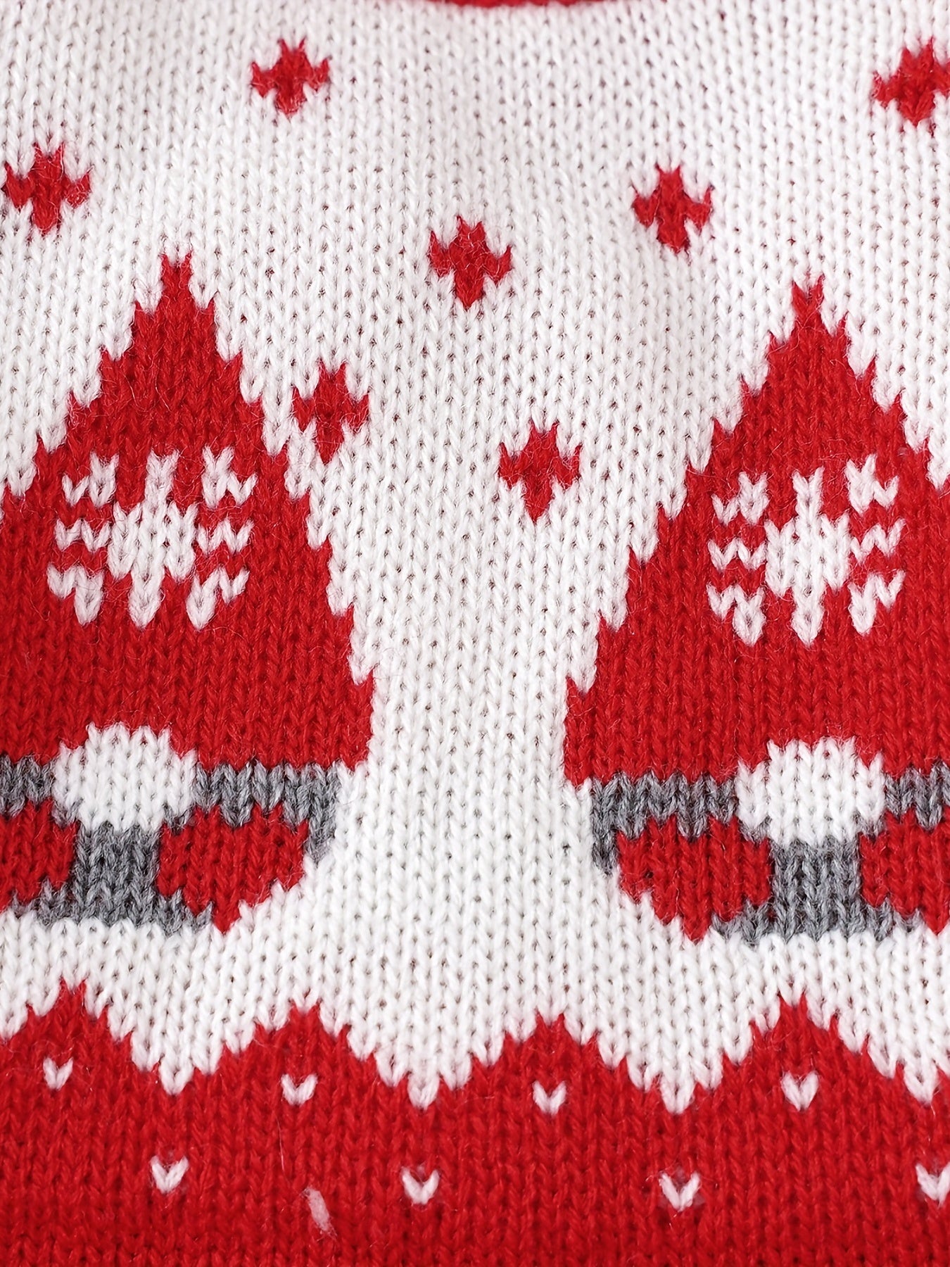 Unisex Baby Christmas Party Knitted Sweater Romper Jumpsuit