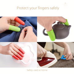 3pcs Silicone Finger Protectors for Hot Glue Gun