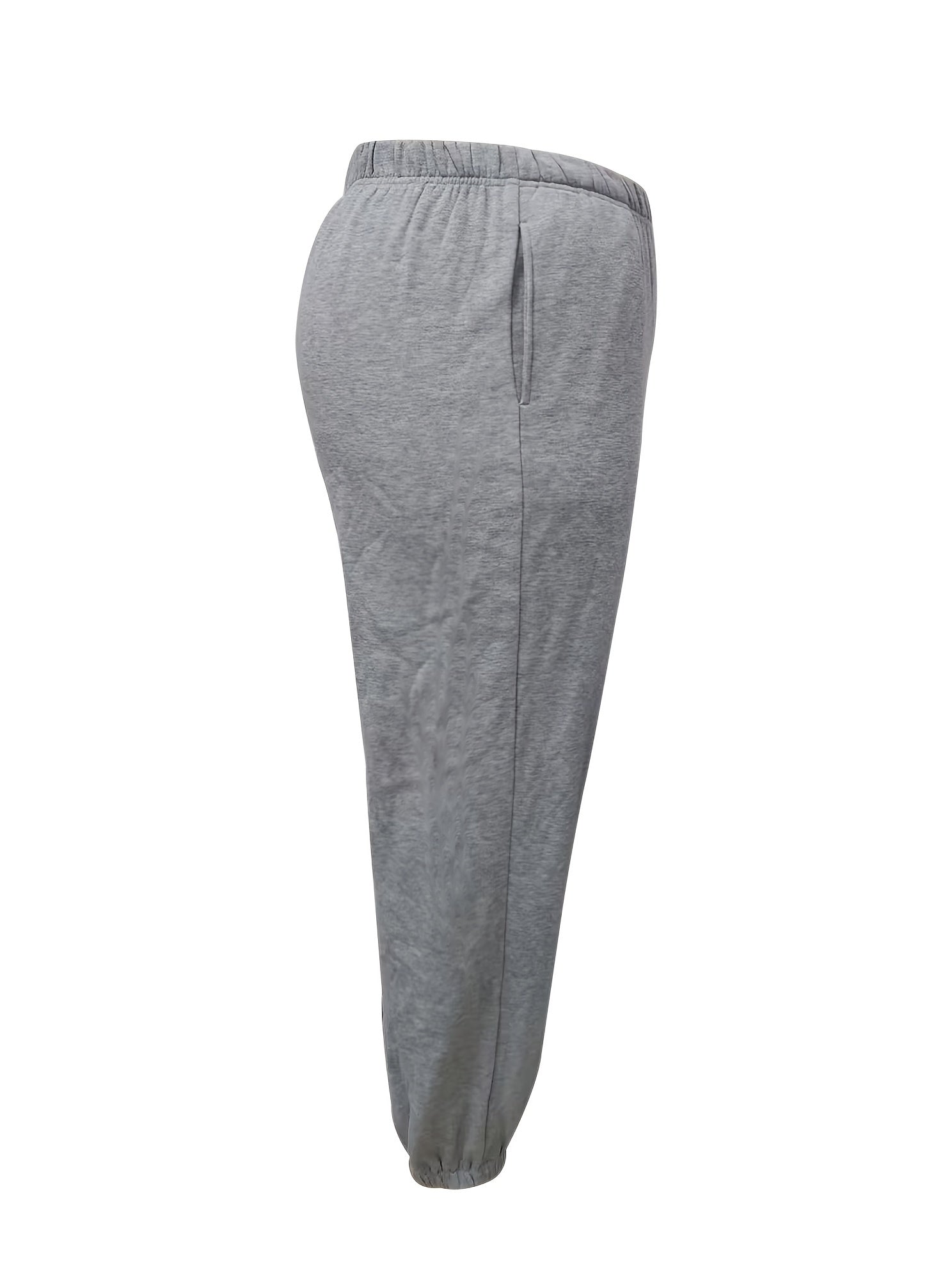 Casual Sweatpants With Pockets Women's Plus Size