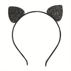 Halloween Mesh Hair Hoop with Cat Ears for Children