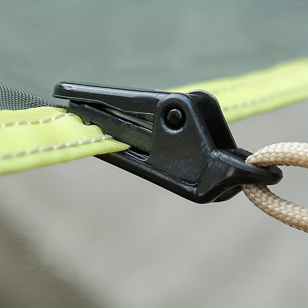 10pcs Mini Tarp Clips Heavy Duty Lock Grip for Tent Awning Clamp
