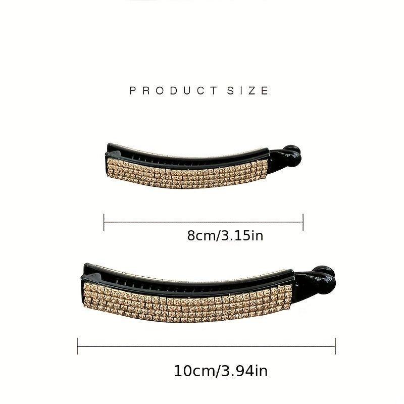 Chinese Style Rhinestone Ponytail Hair Clip