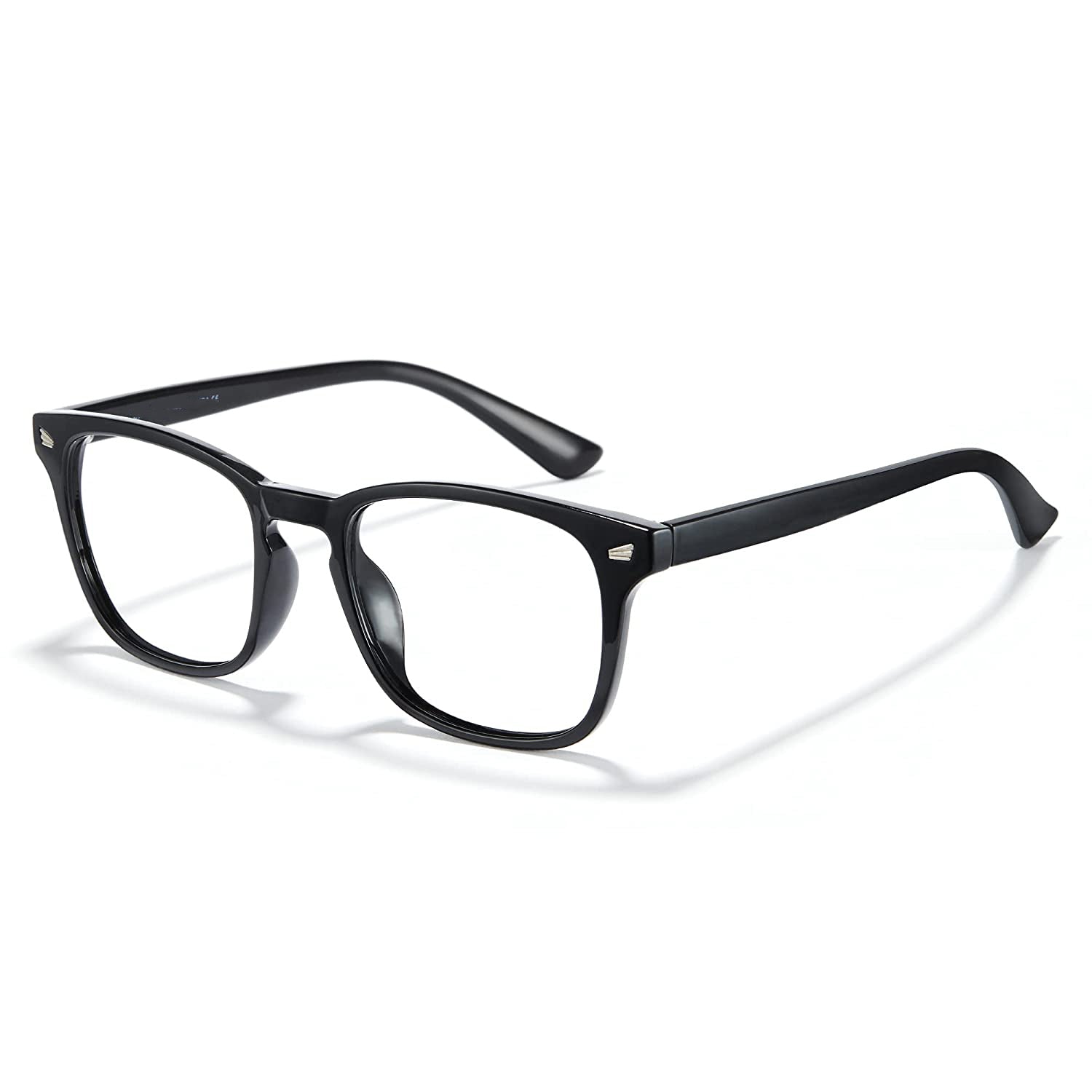 Light Blocking Eyestrain Clear Glasses For Women