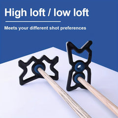 Portable Billiards Pole Holder with Adjustable Forks
