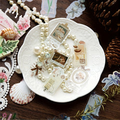 30pcs Eye-catching Craft Stickers for Journal Book Decoration PET Material