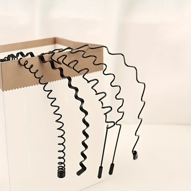 Iron Wave Headband Men's Women's Invisible Sports Hairpin Hair Accessories