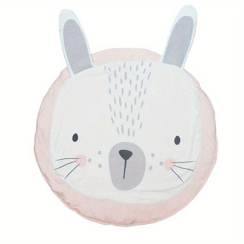 3D Animal Carpet with Inner Liner for Kids' Room Decor