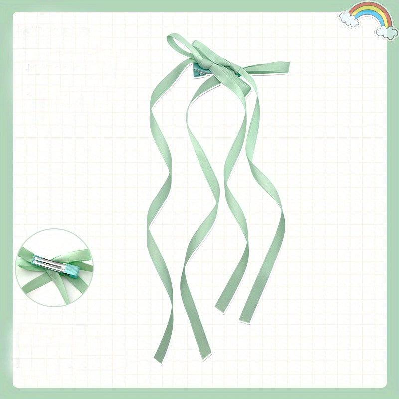 Ribbon Bow Hair Clip Hair Tie Streamer Hair Accessories