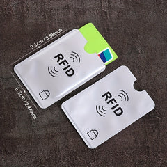 5Pcs RFID Aluminum Card Holders Credit Card Sleeve