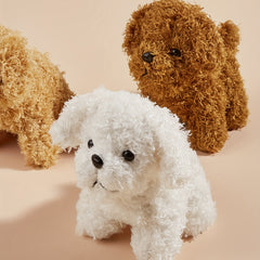 Interactive Dog Shaped Plush Toy for Pet Entertainment