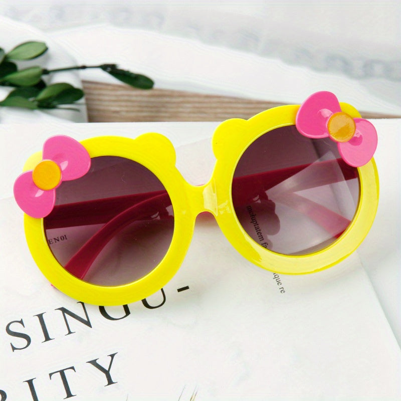 Kids Cartoon Sunglasses Round Frame Boy Girl Party Accessories