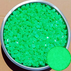 100pcs Light Luminous Glowing Stones Multicolor Glow Stone for Gardens