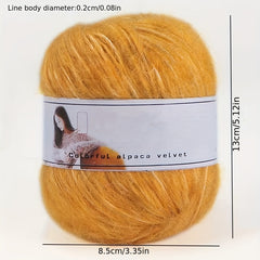 60g Colorful Dot Fancy Thread for DIY Coat Scarf