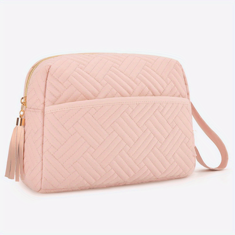 Travel Zipper Pouch Cosmetic Toiletry Bag Makeup Accessories Organizer