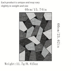 Irregular Pattern Diatom Mud Foot Mat Bathroom Kitchen Mat Non Slip Bathroom Rug