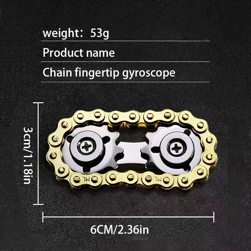 Pocket Chain Fingertip Decompression Gyroscope