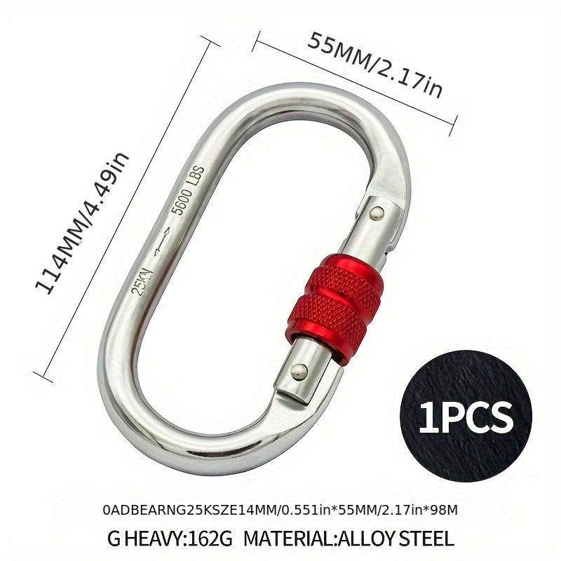 25KN Alloy Carabiner Hook for Backpack