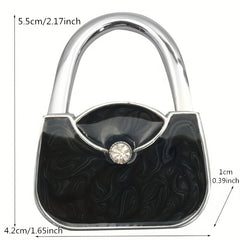 Round Foldable Table Hook Bag Handbag Hanger Cat Butterfly Heart Shape Hooks