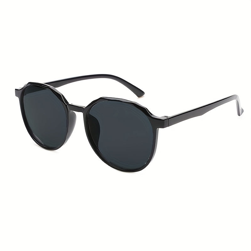 Round Frame Sunglasses Classic Casual Sunshade Eyewear