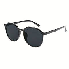 Round Frame Sunglasses Classic Casual Sunshade Eyewear