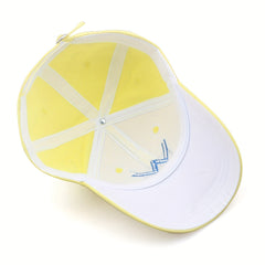 Letter Embroidery Baseball Cap Yellow Unisex Anime Golf Dad Hat