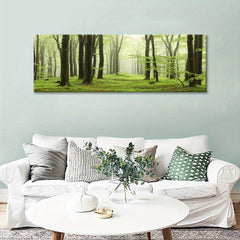 Large Green Forest Trees Art Landscape Wall Decor Canvas Prints